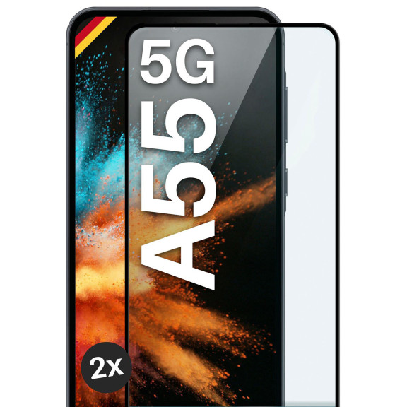 moex CurveProtect Samsung Galaxy A55 5G Panzerglas 3D Full Screen – Weiteres Produktbild 1