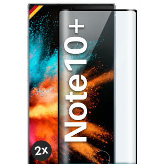 moex CurveProtect Samsung Galaxy Note 10 Plus Panzerglas 3D Full Screen – 2x Black
