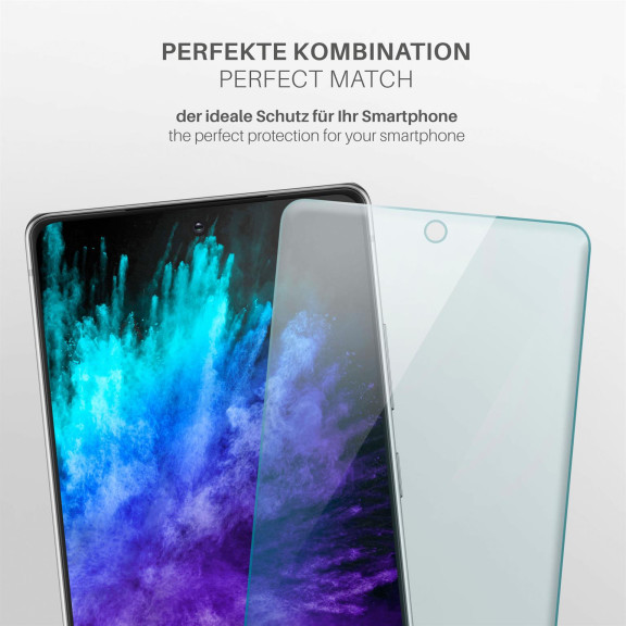 moex CurveProtect Samsung Galaxy Note 20 5G Panzerglas 3D Full Screen – Weiteres Produktbild 3