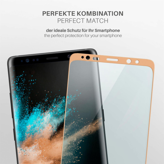 moex CurveProtect Samsung Galaxy Note 8 Panzerglas 3D Full Screen – Weiteres Produktbild 3