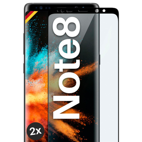moex CurveProtect Samsung Galaxy Note 8 Panzerglas 3D Full Screen – Weiteres Produktbild 1