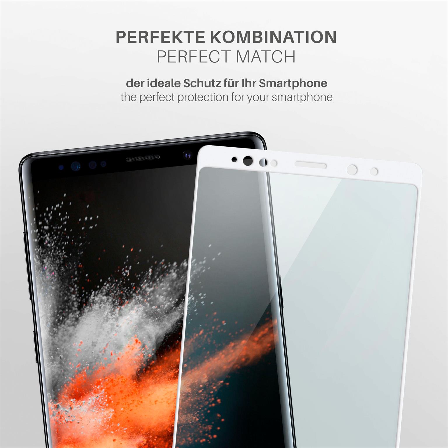 moex CurveProtect Samsung Galaxy Note 9 Panzerglas 3D Full Screen – Weiteres Produktbild 2
