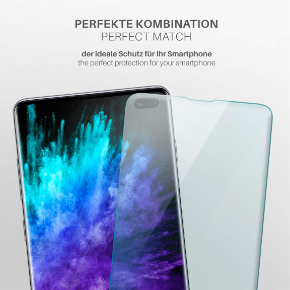 moex CurveProtect Samsung Galaxy S10 Plus Panzerglas 3D Full Screen – Weiteres Produktbild 3 moex CurveProtect Samsung Galaxy S10 Plus Panzerglas 3D Full Screen – Weiteres Produktbild 3