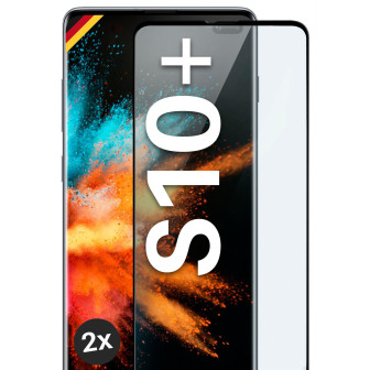 moex moex CurveProtect Samsung Galaxy S10 Plus Panzerglas 3D Full Screen – 2x Black