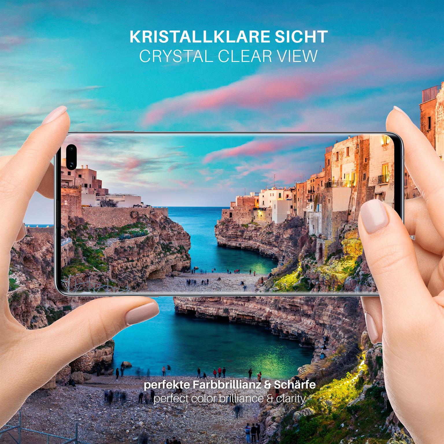 moex CurveProtect Samsung Galaxy S10 Plus Panzerglas 3D Full Screen – Weiteres Produktbild 4