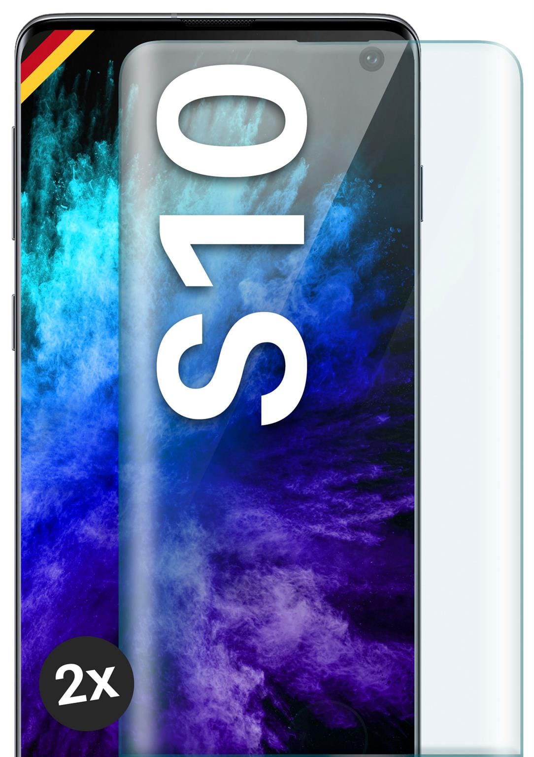moex CurveProtect Samsung Galaxy S10 Panzerglas 3D Full Screen – 2x Clear moex CurveProtect Samsung Galaxy S10 Panzerglas 3D Full Screen – 2x Clear