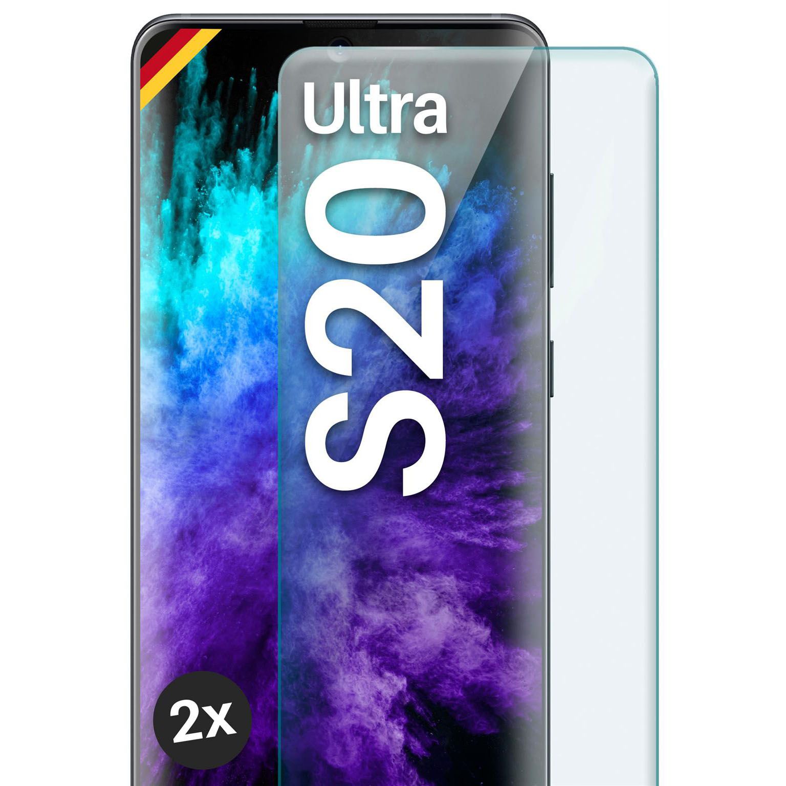 moex CurveProtect Samsung Galaxy S20 Ultra Panzerglas 3D Full Screen – 2x Clear moex CurveProtect Samsung Galaxy S20 Ultra Panzerglas 3D Full Screen – 2x Clear