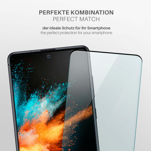 moex CurveProtect Samsung Galaxy S20 Panzerglas 3D Full Screen – Weiteres Produktbild 3