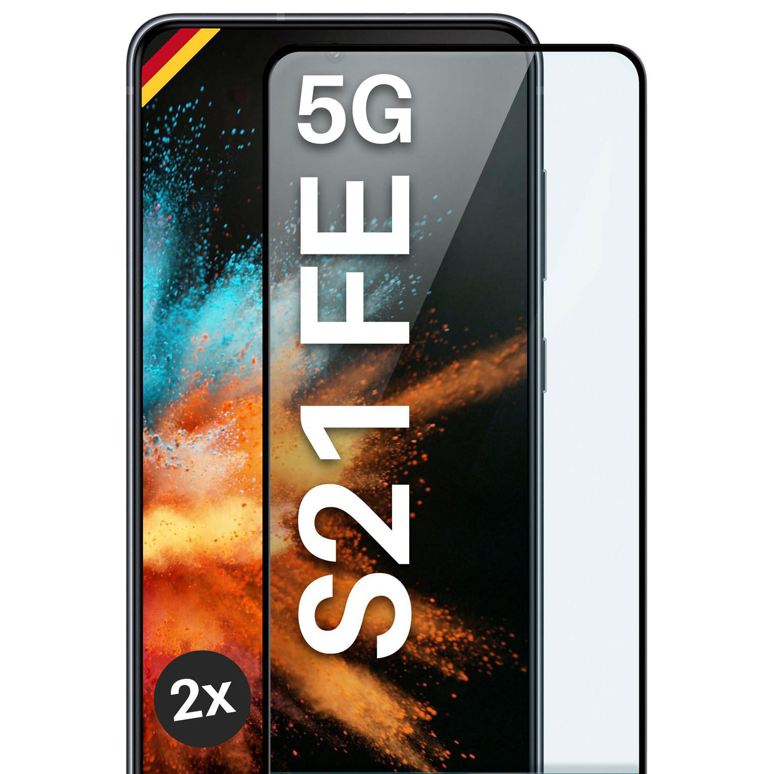 moex CurveProtect Samsung Galaxy S21 FE 5G Panzerglas 3D Full Screen – Weiteres Produktbild 1 moex CurveProtect Samsung Galaxy S21 FE 5G Panzerglas 3D Full Screen – Weiteres Produktbild 1