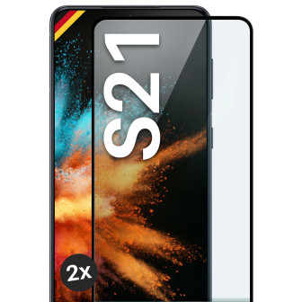 moex CurveProtect Samsung Galaxy S21 Panzerglas 3D Full Screen – 2x Black