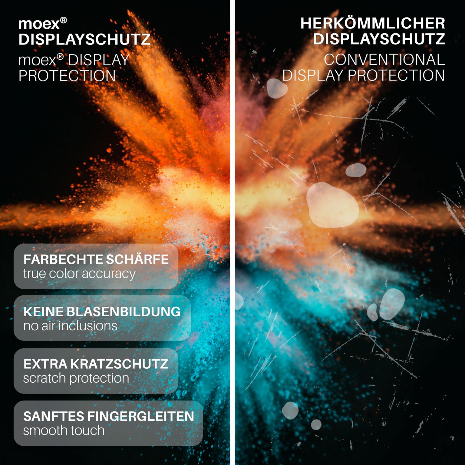 moex CurveProtect Samsung Galaxy S23 Panzerglas 3D Full Screen – Weiteres Produktbild 4