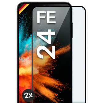 moex CurveProtect Samsung Galaxy S24 FE Panzerglas 3D Full Screen – 2x Black