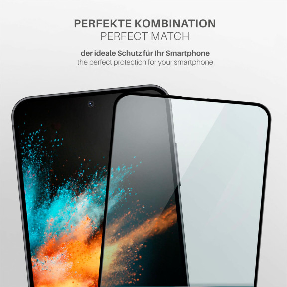 moex CurveProtect Samsung Galaxy S24 FE Panzerglas 3D Full Screen – Weiteres Produktbild 3