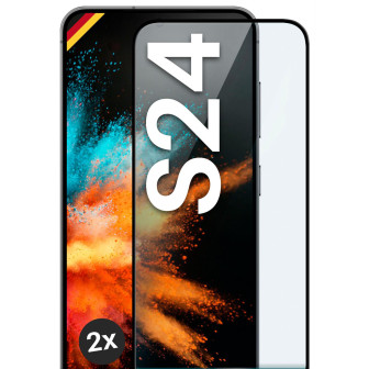 moex CurveProtect Samsung Galaxy S24 Panzerglas 3D Full Screen – 2x Black