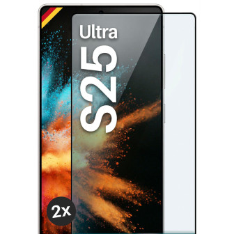 moex CurveProtect Samsung Galaxy S25 Ultra Panzerglas 3D Full Screen – 2x Black