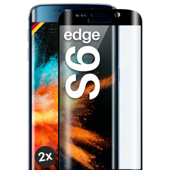 moex CurveProtect Samsung Galaxy S6 Edge Panzerglas 3D Full Screen – 2x Black moex CurveProtect Samsung Galaxy S6 Edge Panzerglas 3D Full Screen – 2x Black