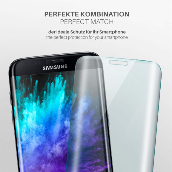 moex CurveProtect Samsung Galaxy S7 Edge Panzerglas 3D Full Screen – Weiteres Produktbild 3