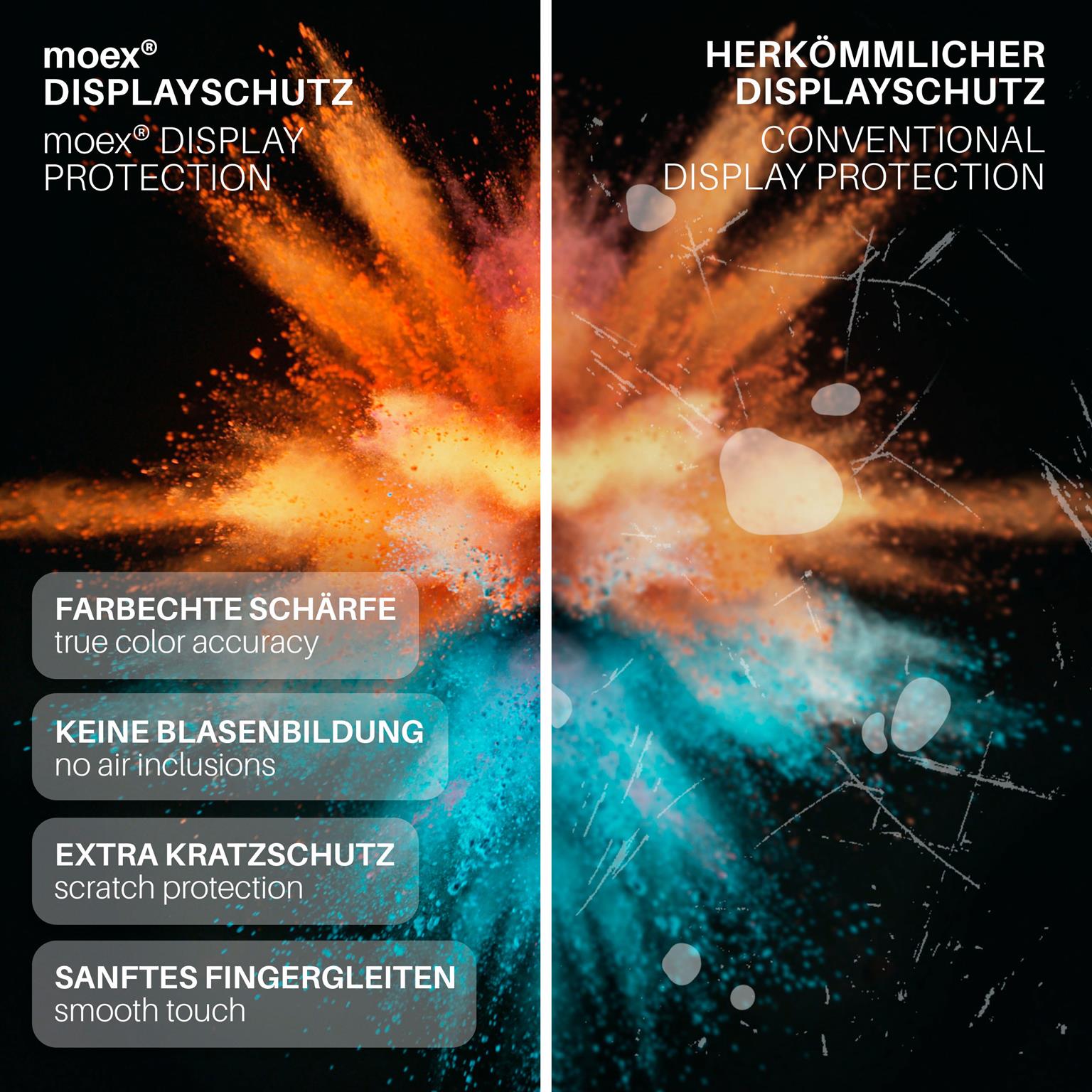 moex CurveProtect S für Samsung Galaxy S7 Edge – Hüllenfreundliche Schutzfolie – Curved 3D Panzerglas – Weiteres Produktbild 3