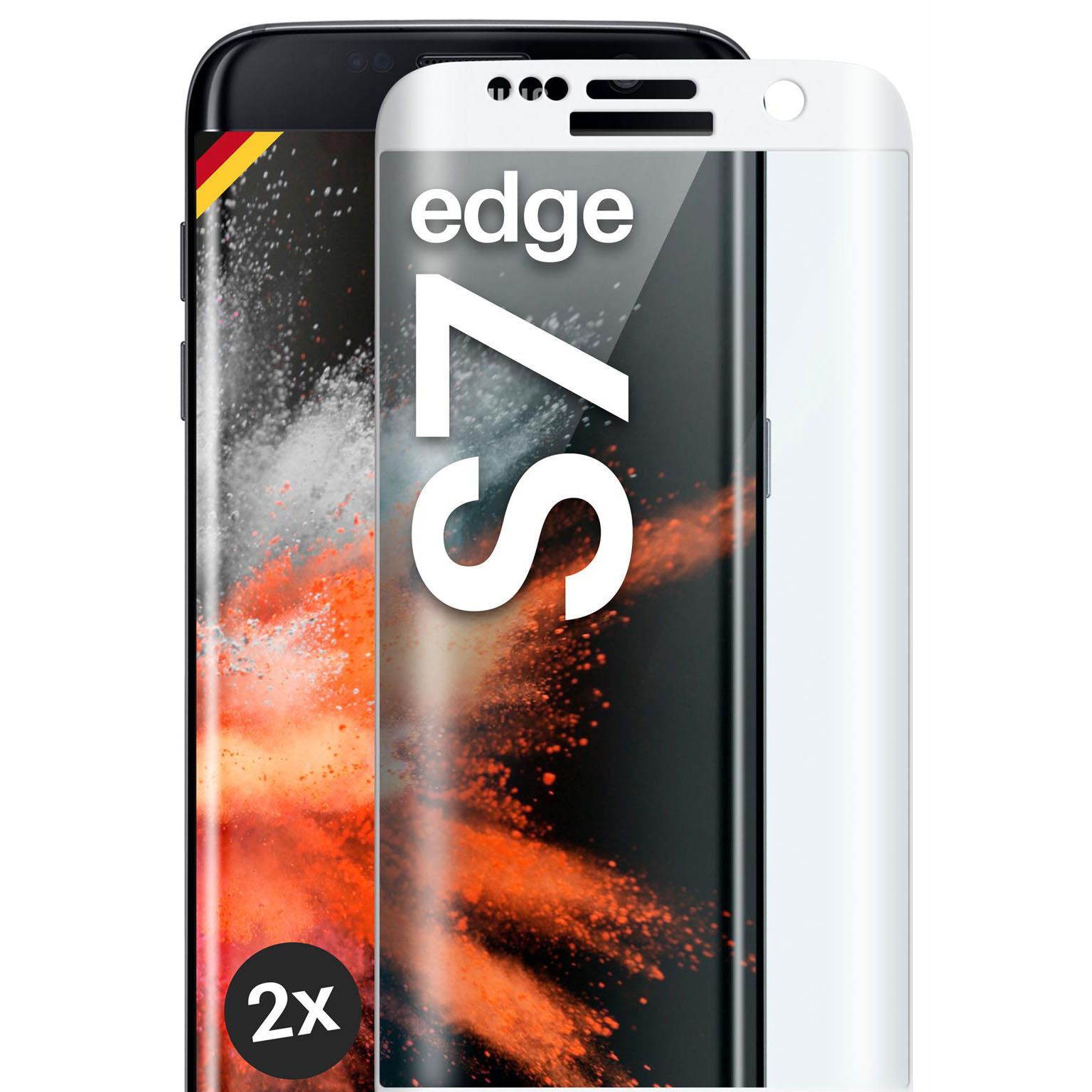 moex CurveProtect Samsung Galaxy S7 Edge Panzerglas 3D Full Screen – Weiteres Produktbild 1 moex CurveProtect Samsung Galaxy S7 Edge Panzerglas 3D Full Screen – Weiteres Produktbild 1