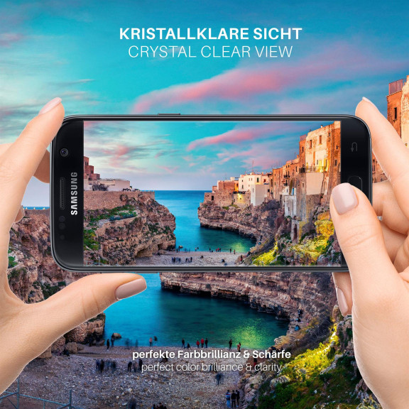moex CurveProtect Samsung Galaxy S7 Panzerglas 3D Full Screen – Weiteres Produktbild 5