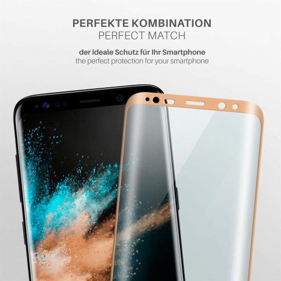 moex CurveProtect Samsung Galaxy S8 Plus Panzerglas 3D Full Screen – Weiteres Produktbild 3 moex CurveProtect Samsung Galaxy S8 Plus Panzerglas 3D Full Screen – Weiteres Produktbild 3