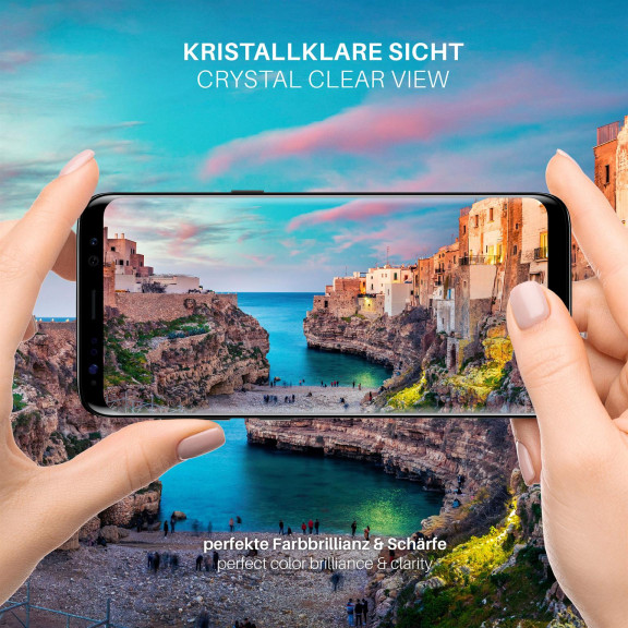 moex CurveProtect Samsung Galaxy S8 Panzerglas 3D Full Screen – Weiteres Produktbild 5