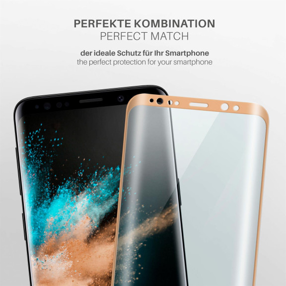 moex CurveProtect Samsung Galaxy S9 Plus Panzerglas 3D Full Screen – Weiteres Produktbild 3