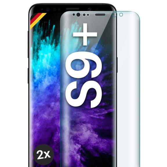 moex CurveProtect Samsung Galaxy S9 Plus Panzerglas 3D Full Screen – Weiteres Produktbild 1