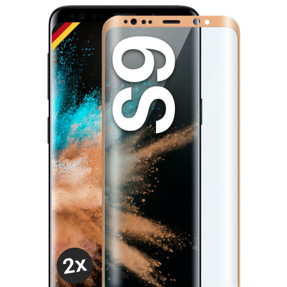 moex CurveProtect Samsung Galaxy S9 Panzerglas 3D Full Screen – Weiteres Produktbild 1