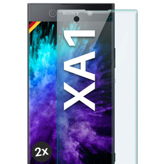 moex moex CurveProtect Sony Xperia XA1 Panzerglas 3D Full Screen – 2x Clear