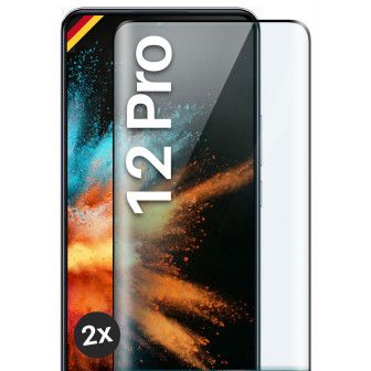 moex CurveProtect Xiaomi 12 Pro Panzerglas 3D Full Screen – 2x Black