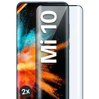 moex moex CurveProtect Xiaomi Mi 10 Panzerglas 3D Full Screen – 2x Black