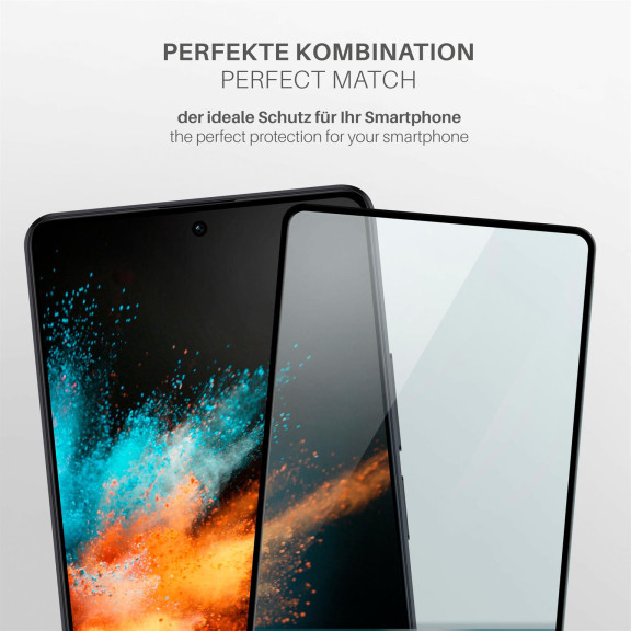 moex CurveProtect Redmi Note 13 Pro 5G Panzerglas 3D Full Screen – Weiteres Produktbild 3