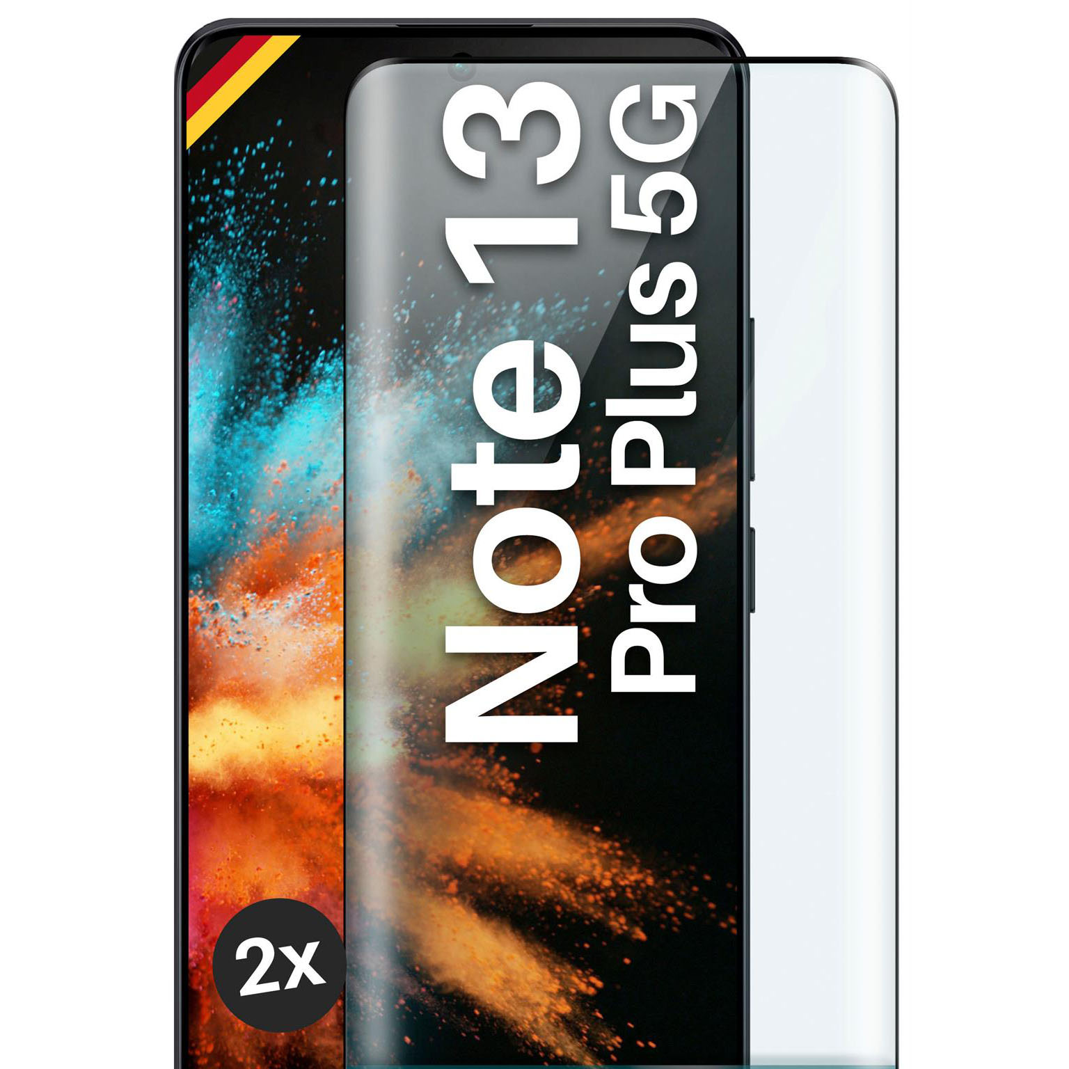 moex CurveProtect Redmi Note 13 Pro+ 5G Panzerglas 3D Full Screen – Weiteres Produktbild 1 moex CurveProtect Redmi Note 13 Pro+ 5G Panzerglas 3D Full Screen – Weiteres Produktbild 1