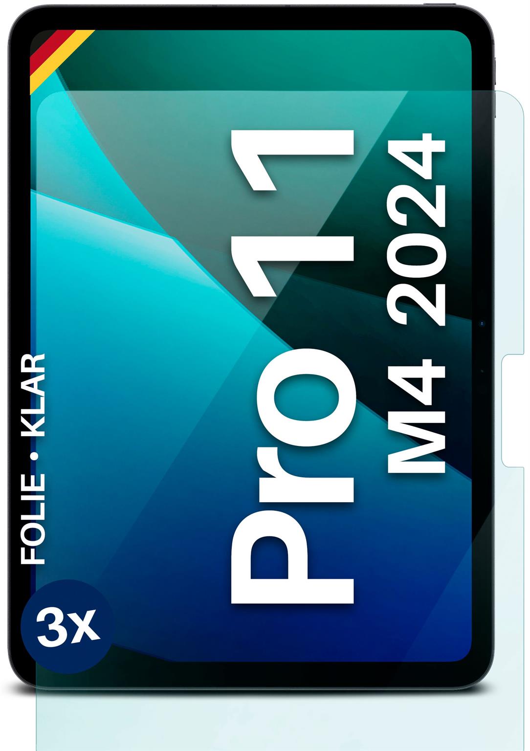 moex FlexProtect iPad Pro 11 (2024) Schutzfolie Klar – Weiteres Produktbild 1 moex FlexProtect iPad Pro 11 (2024) Schutzfolie Klar – Weiteres Produktbild 1