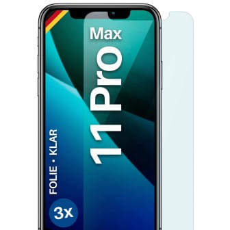 moex FlexProtect iPhone 11 Pro Max Schutzfolie Klar – 3er Set moex FlexProtect iPhone 11 Pro Max Schutzfolie Klar – 3er Set