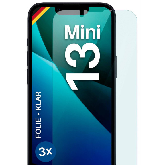 moex FlexProtect iPhone 13 mini Schutzfolie Klar – Weiteres Produktbild 1