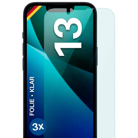 moex FlexProtect iPhone 13 Schutzfolie Klar – Weiteres Produktbild 1