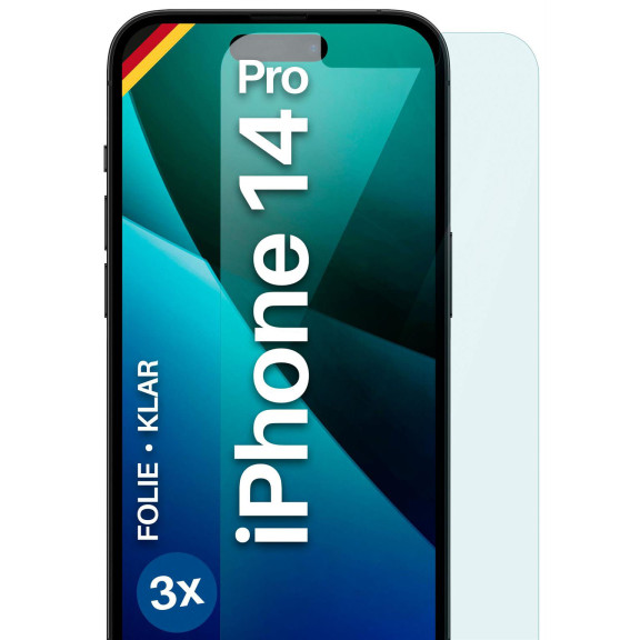 moex FlexProtect iPhone 14 Pro Schutzfolie Klar – Weiteres Produktbild 1