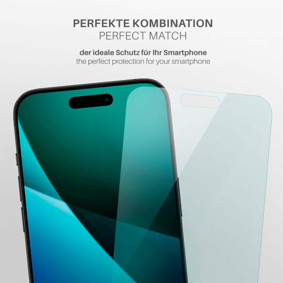 moex FlexProtect iPhone 15 Pro Schutzfolie Klar – Weiteres Produktbild 3