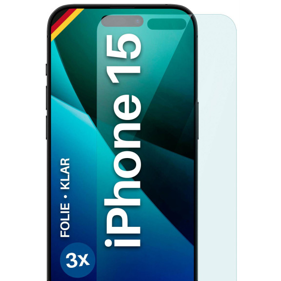 moex FlexProtect iPhone 15 Schutzfolie Klar – Weiteres Produktbild 1 moex FlexProtect iPhone 15 Schutzfolie Klar – Weiteres Produktbild 1