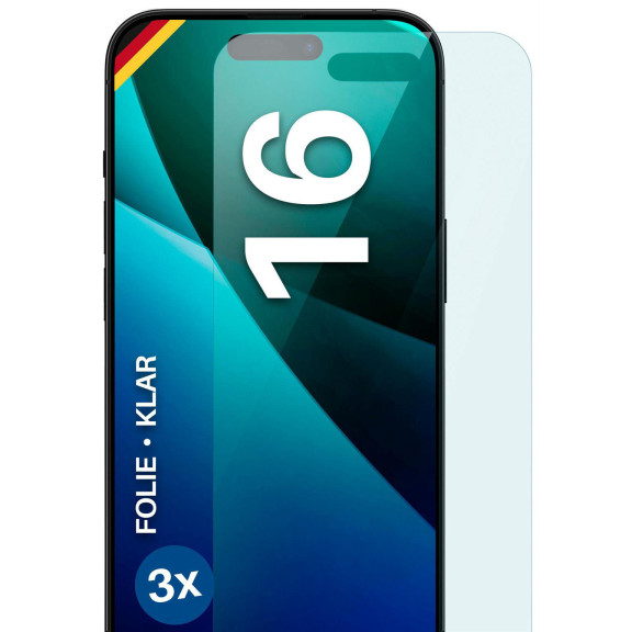 moex FlexProtect iPhone 16 Schutzfolie Klar – Weiteres Produktbild 1