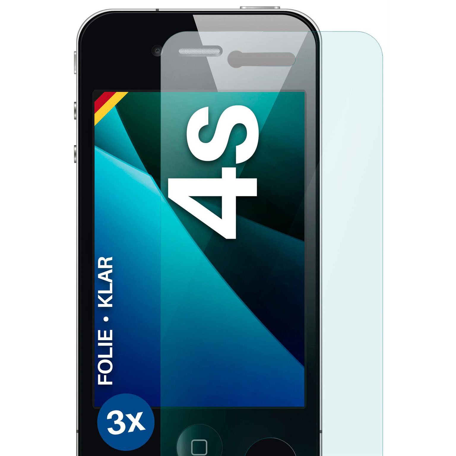 moex FlexProtect iPhone 4S Schutzfolie Klar – Weiteres Produktbild 1 moex FlexProtect iPhone 4S Schutzfolie Klar – Weiteres Produktbild 1