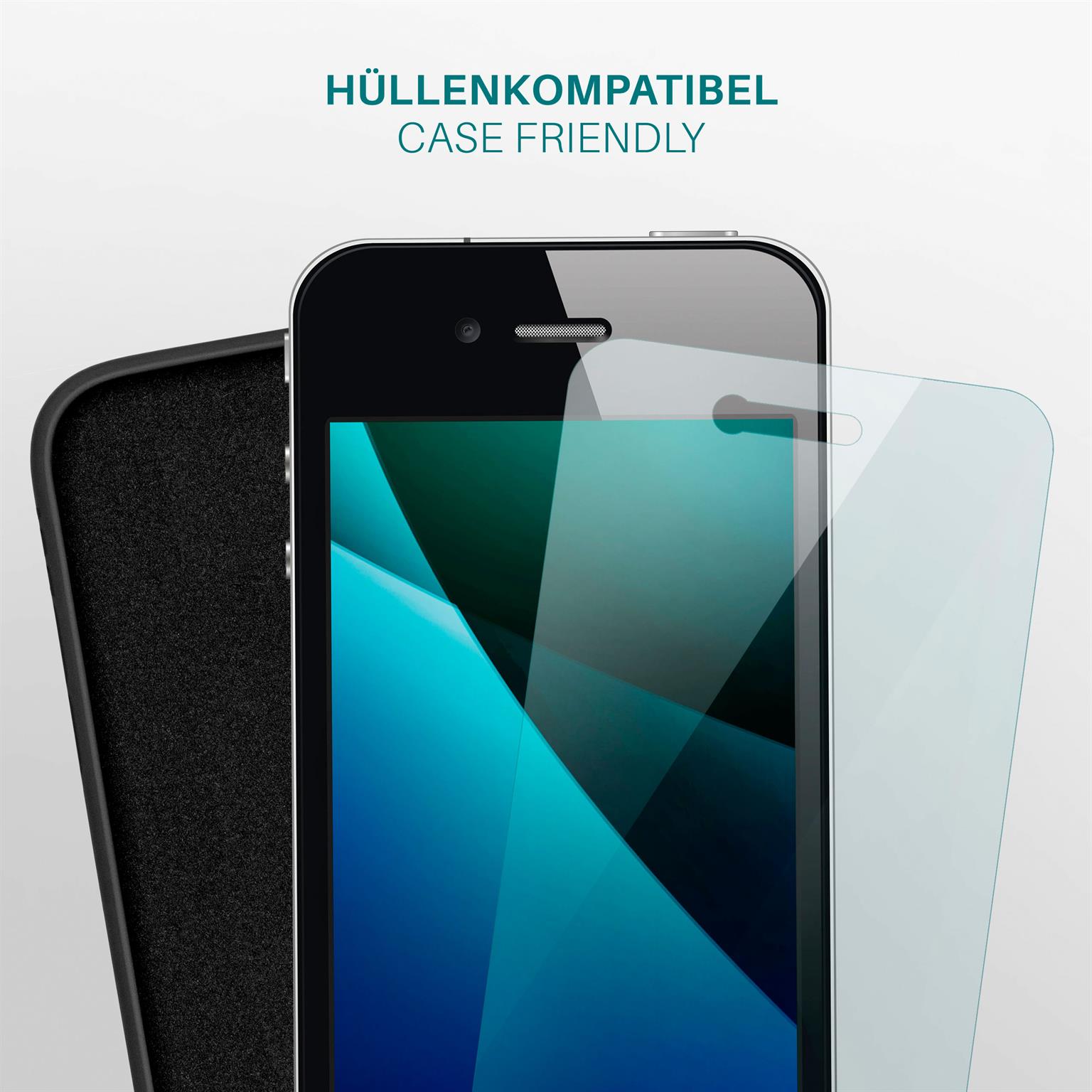 moex FlexProtect iPhone 4S Schutzfolie Klar – Weiteres Produktbild 5