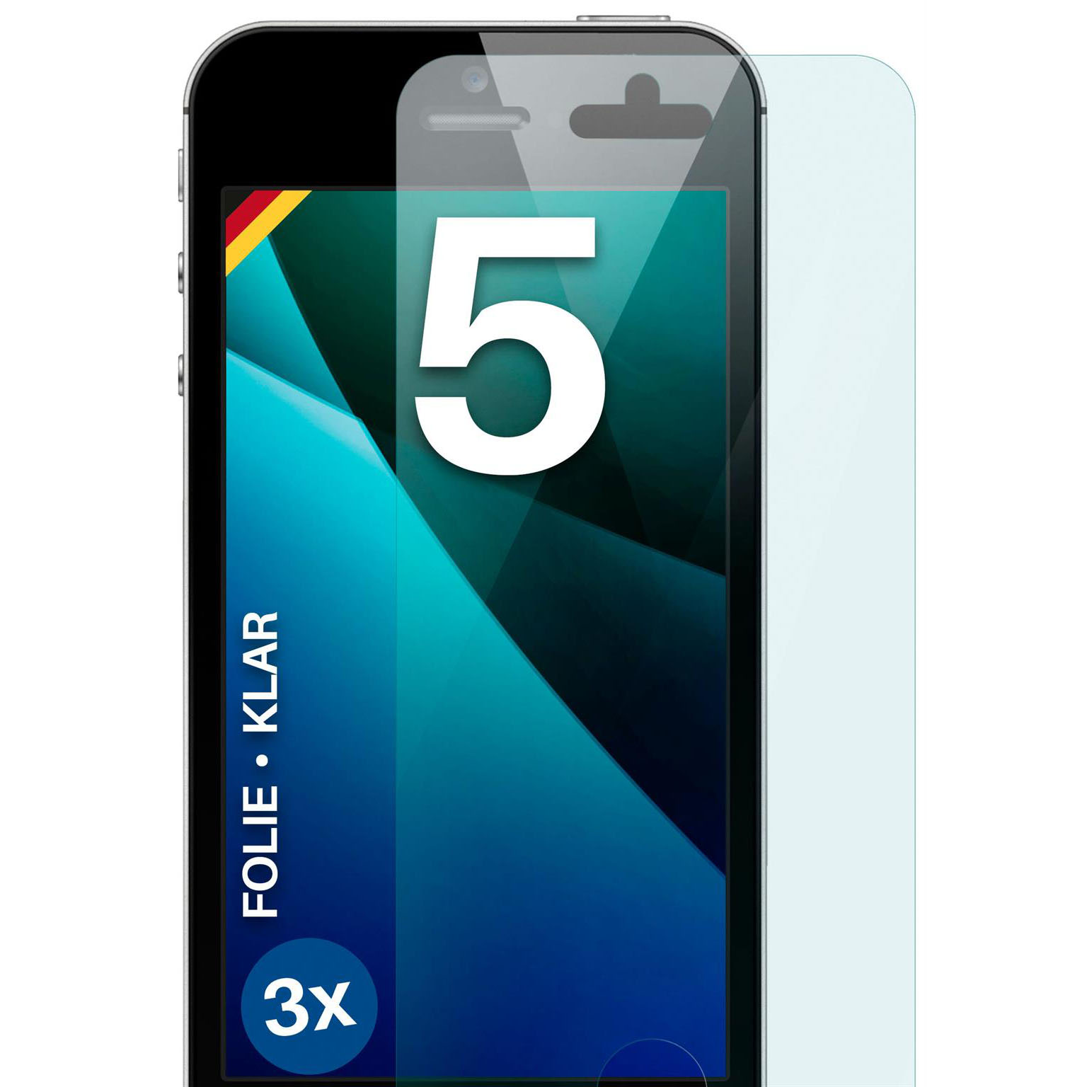 moex FlexProtect iPhone 5 Schutzfolie Klar – Weiteres Produktbild 1 moex FlexProtect iPhone 5 Schutzfolie Klar – Weiteres Produktbild 1