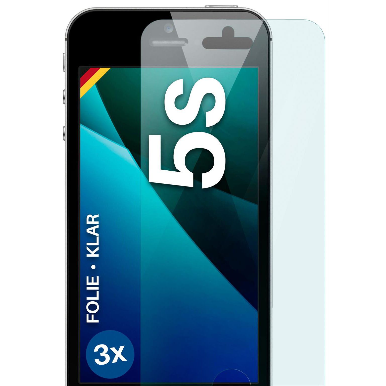 moex FlexProtect iPhone 5s Schutzfolie Klar – Weiteres Produktbild 1 moex FlexProtect iPhone 5s Schutzfolie Klar – Weiteres Produktbild 1