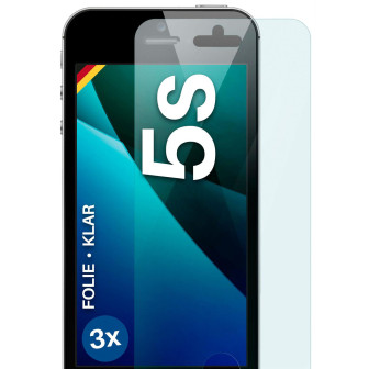 moex FlexProtect iPhone 5s Schutzfolie Klar – 3er Set