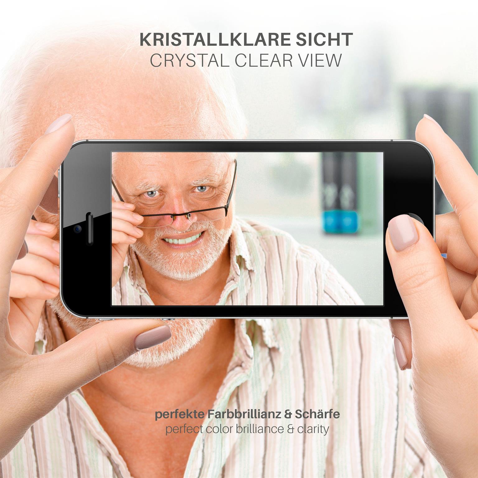 moex FlexProtect iPhone 5s Schutzfolie Klar – Weiteres Produktbild 4