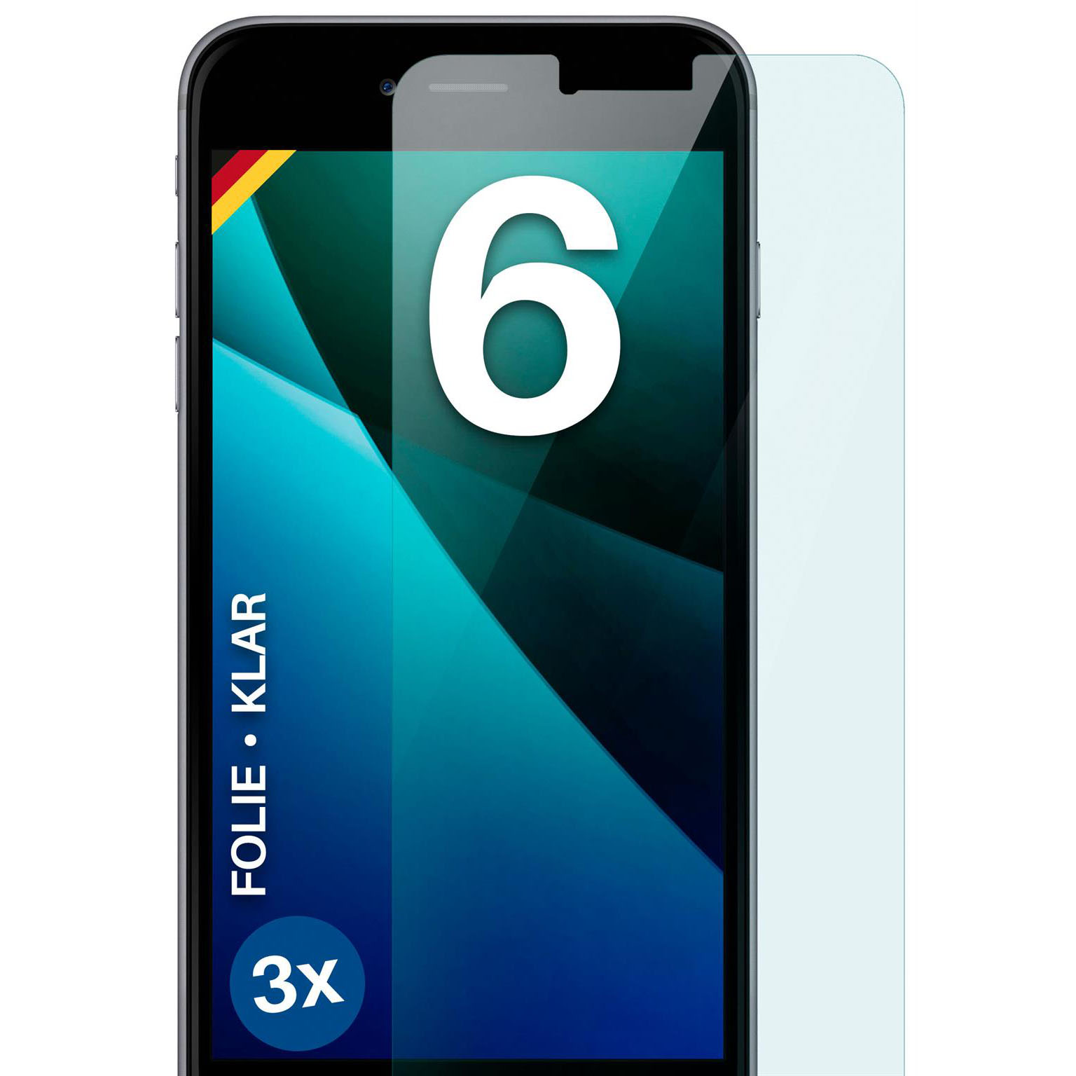 moex FlexProtect iPhone 6 Schutzfolie Klar – undefined