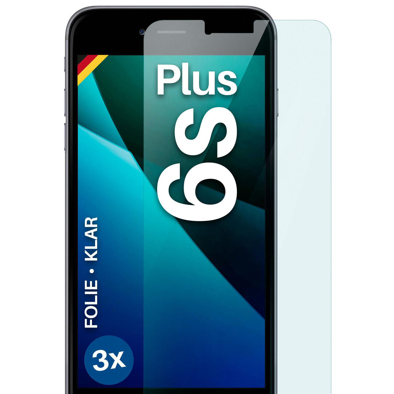 moex FlexProtect iPhone 6s Plus Schutzfolie Klar – Weiteres Produktbild 1 moex FlexProtect iPhone 6s Plus Schutzfolie Klar – Weiteres Produktbild 1